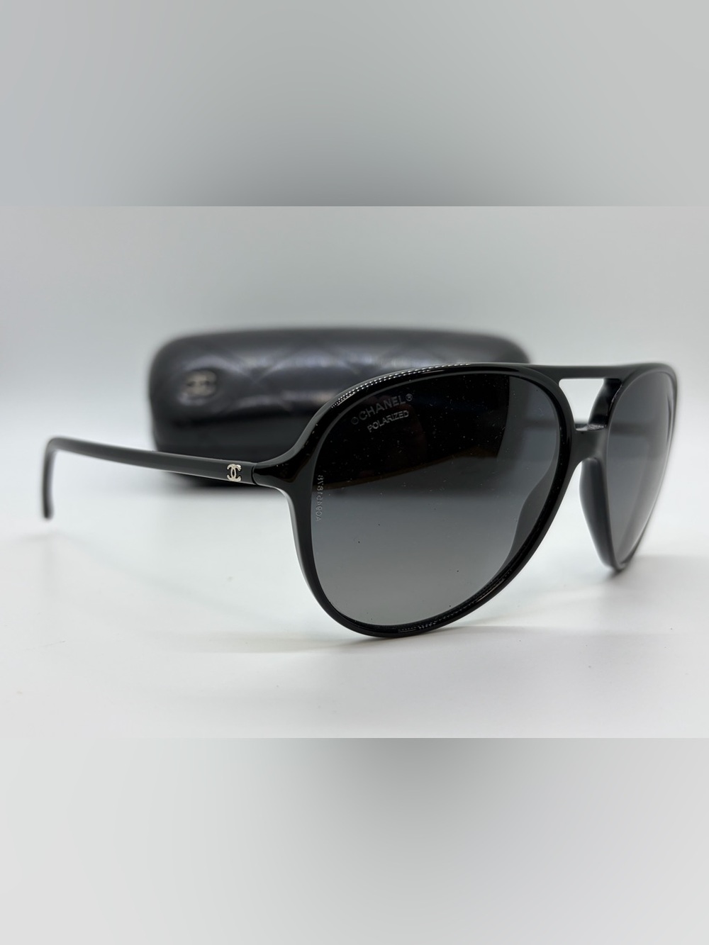 Rare Vintage Chanel 5287 Polarized Sunglasses - New Old Stock w/ Original Case